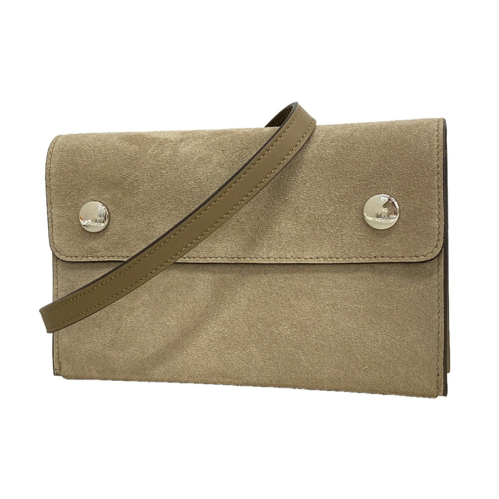 Hermes Shoulder Bag Nap To Go Grizzly Etoupe W Stamp Men's Women's